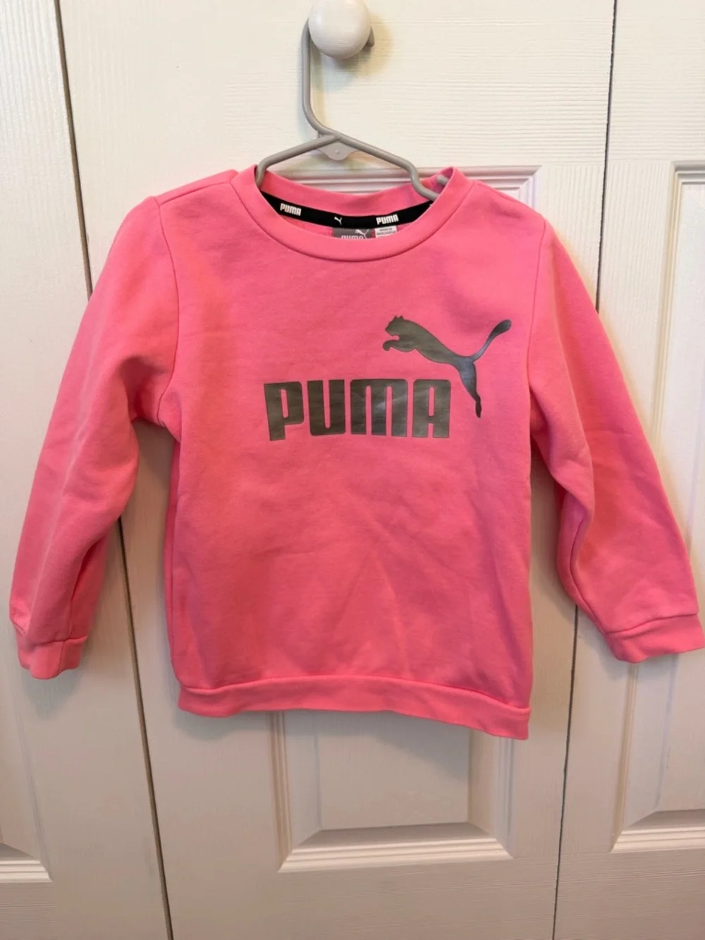 PUMA Kids' Pink Two-Piece Sweatsuit - Picture 2 of 5